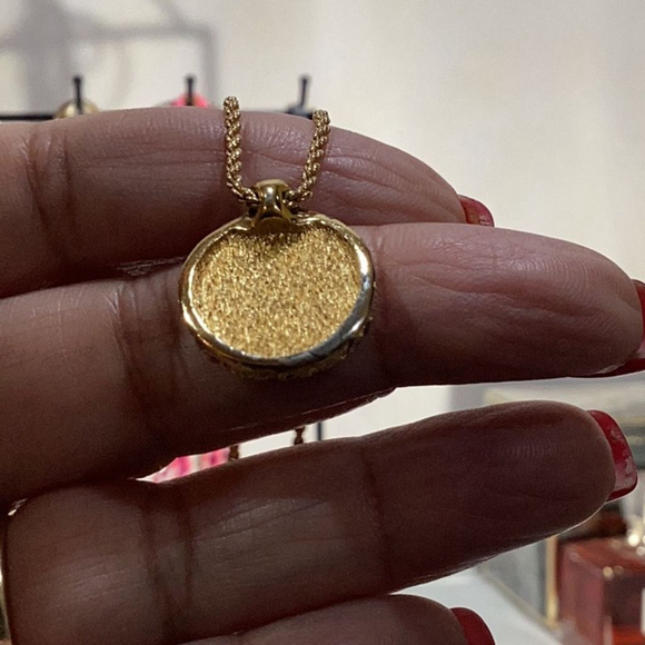 Christian Dior Vintage Enamel& Crystals Gold Plated 18in Necklace With COA - Picture 9 of 9